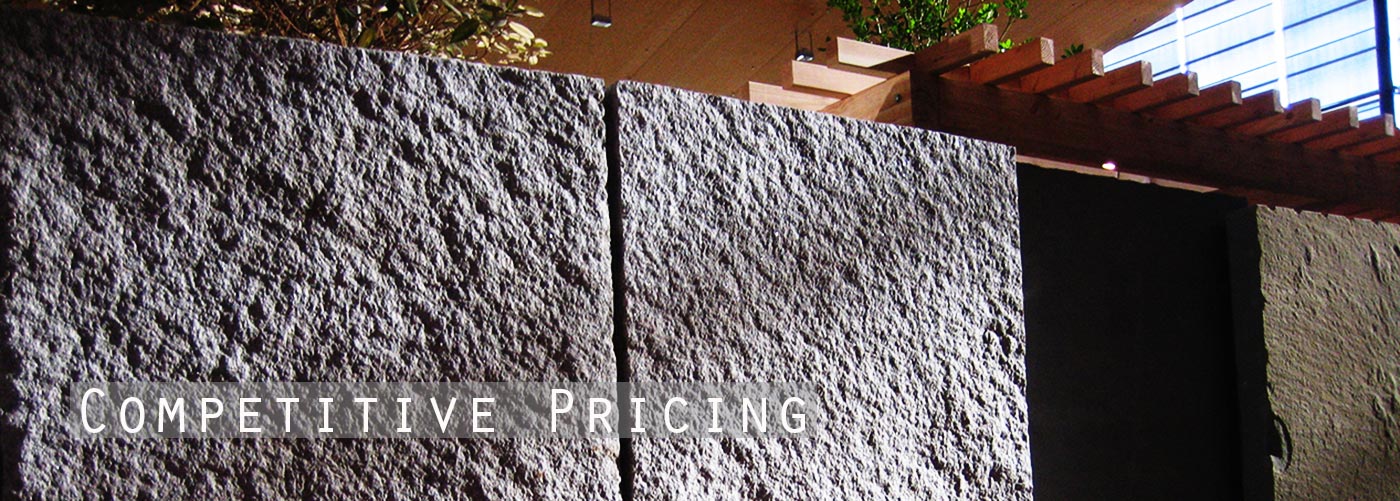 Competitve prices for quality Natural Stones.