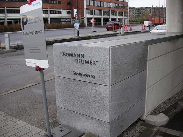 Kromann Reumert Granite Block