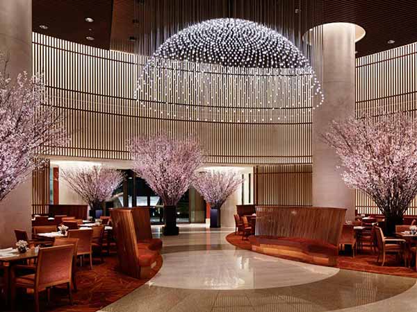 Peninsula Hotel Lobby, Namibian Yellow Granite