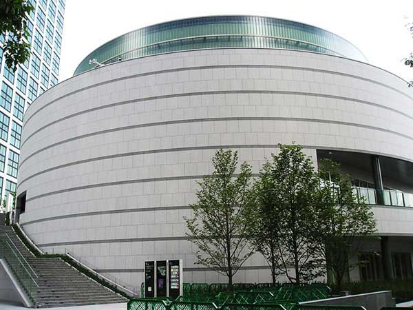 Shiodome building dome China Inada granite