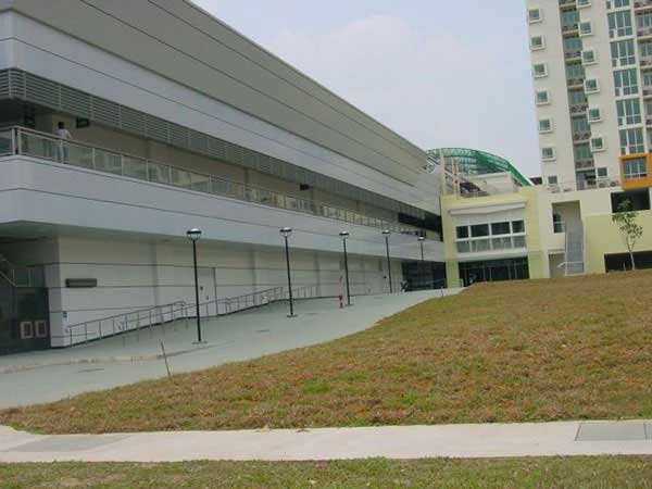 Sengkang MRT view from outside.